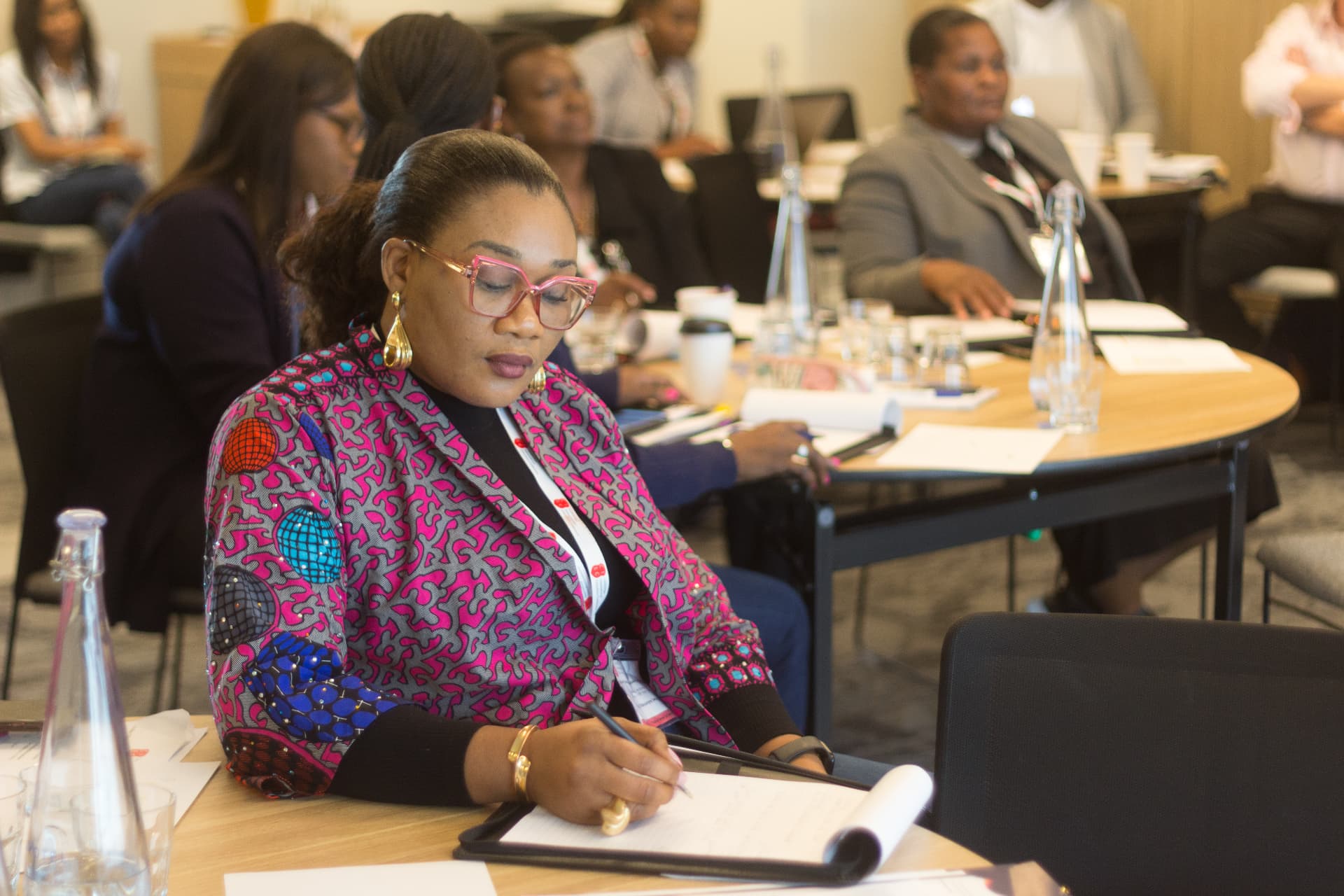 African school leaders and educators at a conference